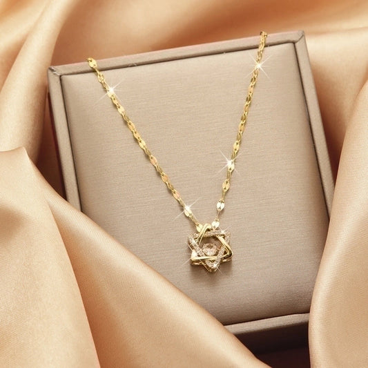 Elegant Star Pendant Necklace