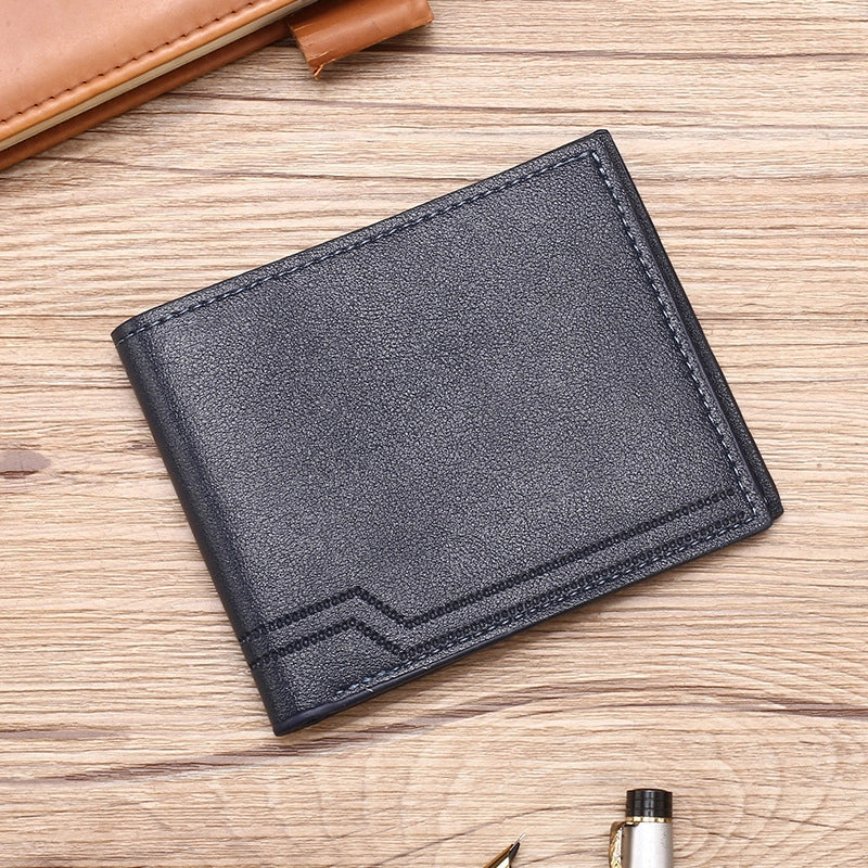 Men’s Horizontal Solid Colour Ultra - Thin New Wallet