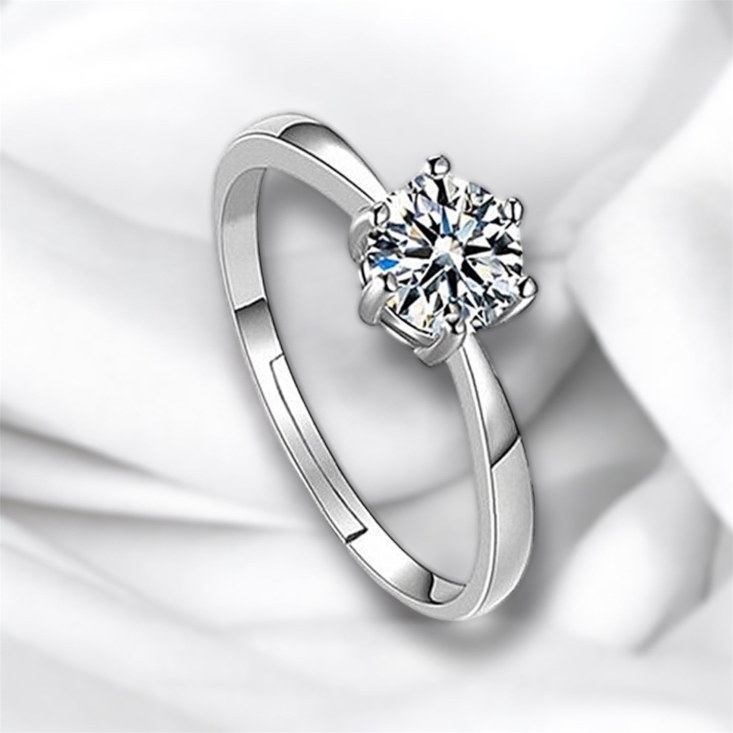 Classic Gem Adjustable Ring