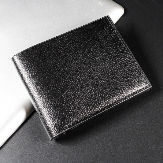 Men’s Solid Colour Leather Wallet