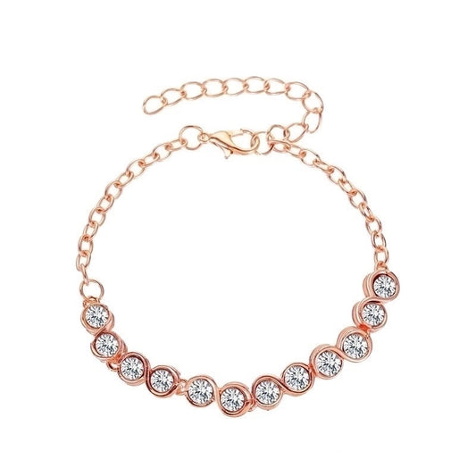 Rose Radiance Crystal Bracelet